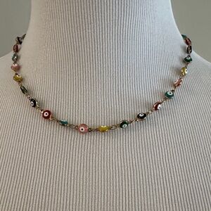Colorful Evil Eye Necklace